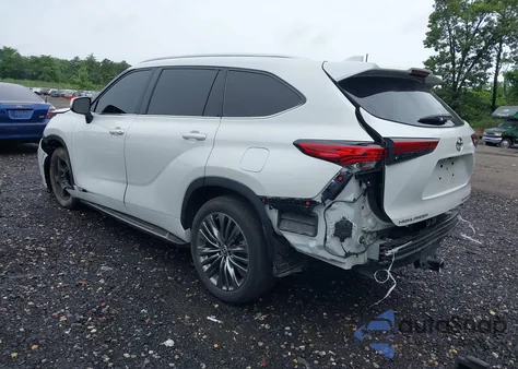 2022 Toyota Highlander Platinum из США, поврежденный, VIN 5TDFZRBH0NS202686